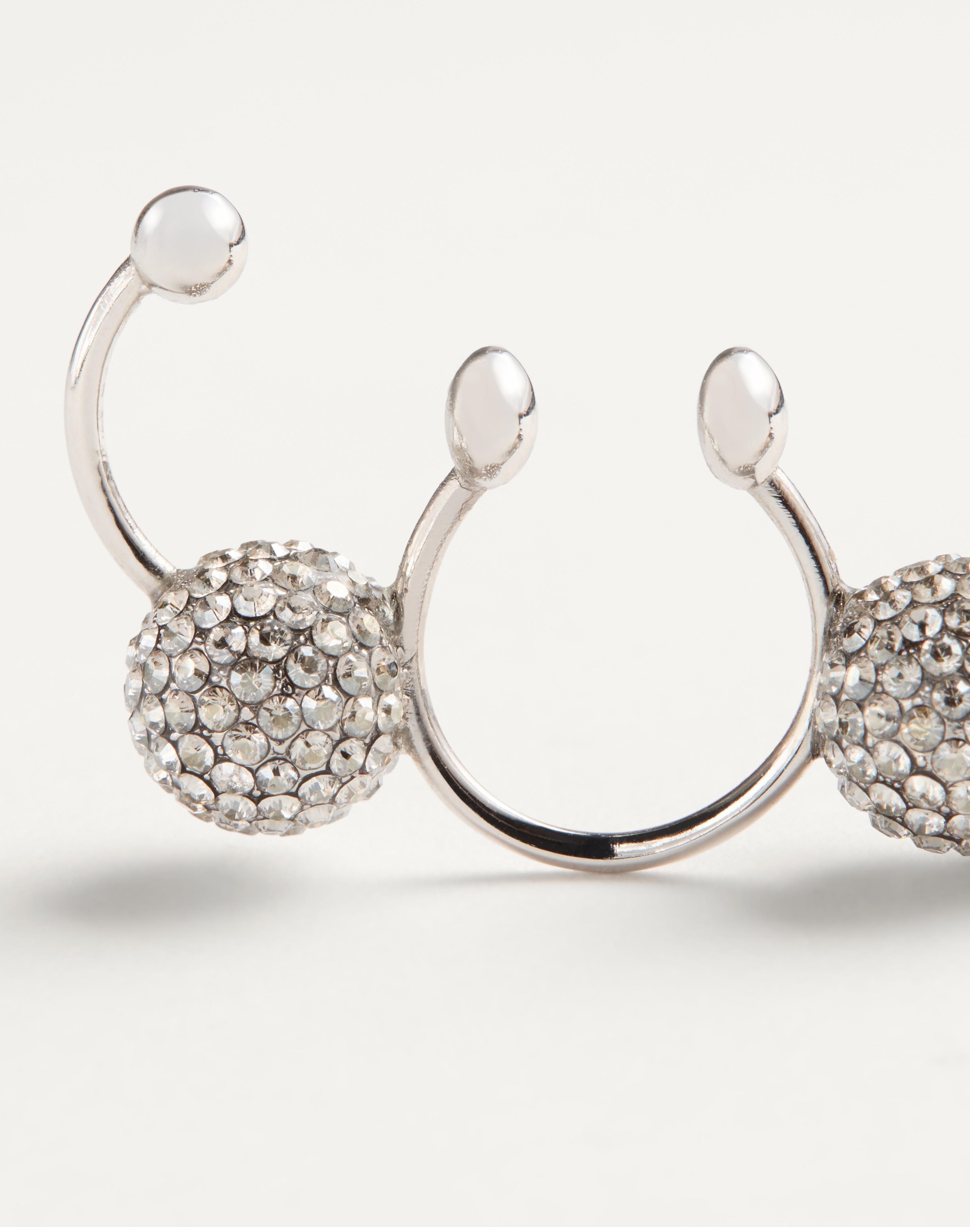 POETIQUE DES GOUTTES METAL AND SWAROVSKI® CRYSTAL NOSE RING - 3