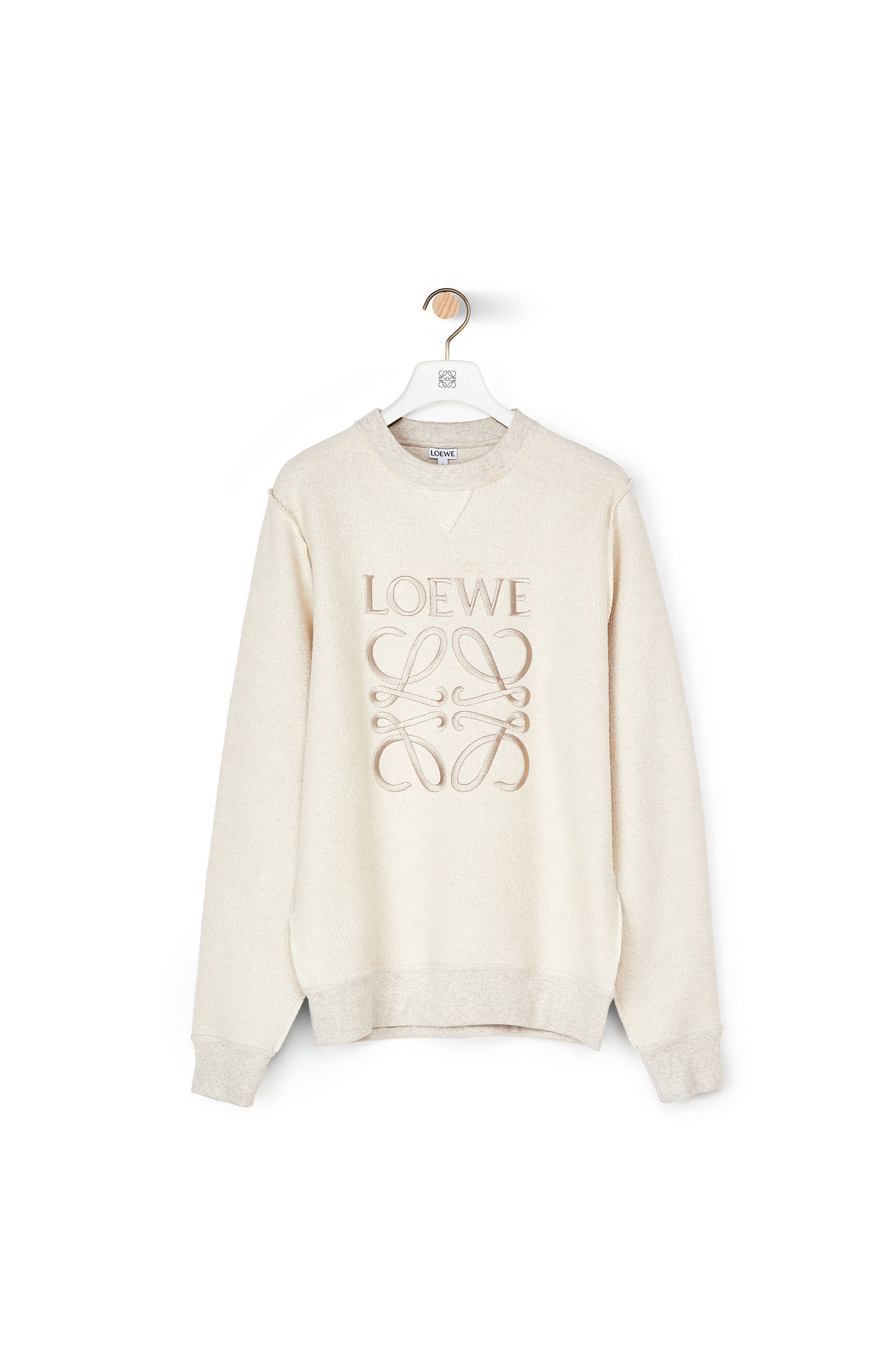 Anagram embroidered sweatshirt in cotton - 1