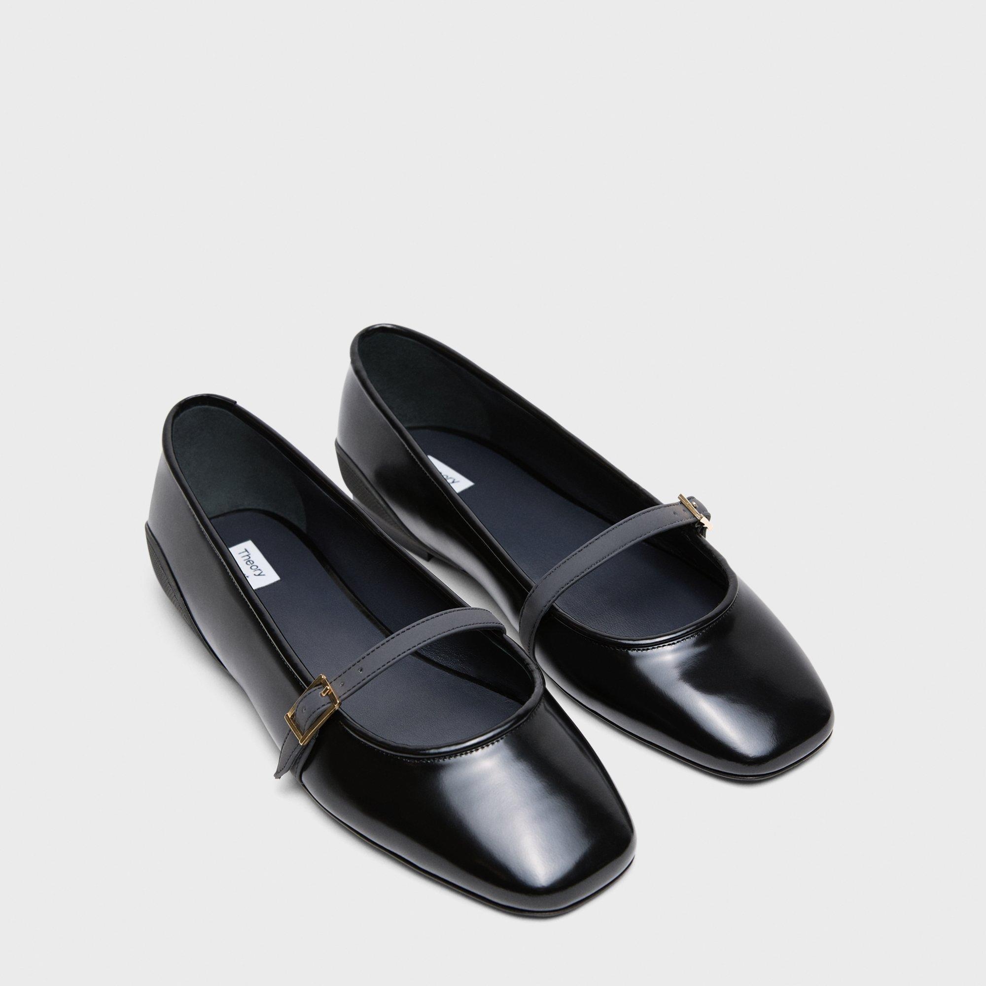 Leather Ballerina Flat - 5