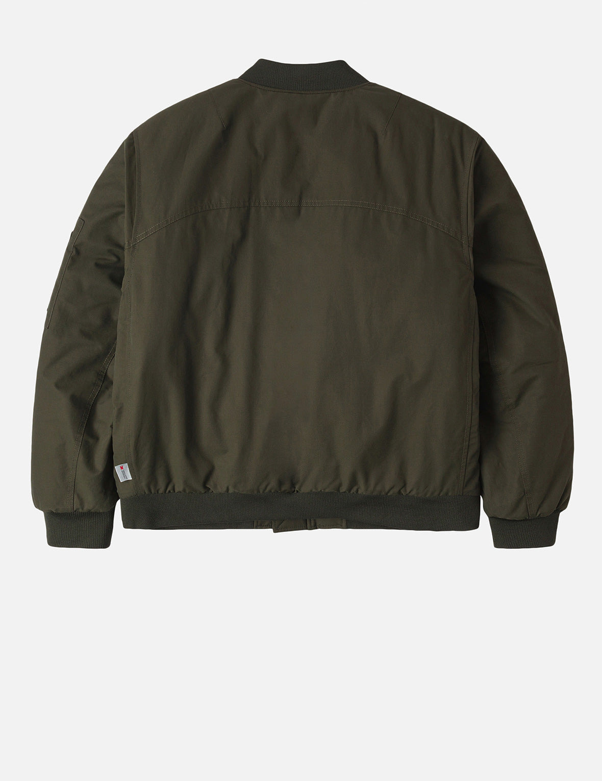 E and Seagull Appliqué Print Regular Fit Bomber Jacket - 4