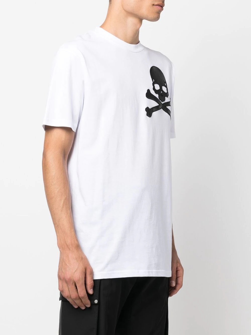 skull-motif cotton T-shirt - 3