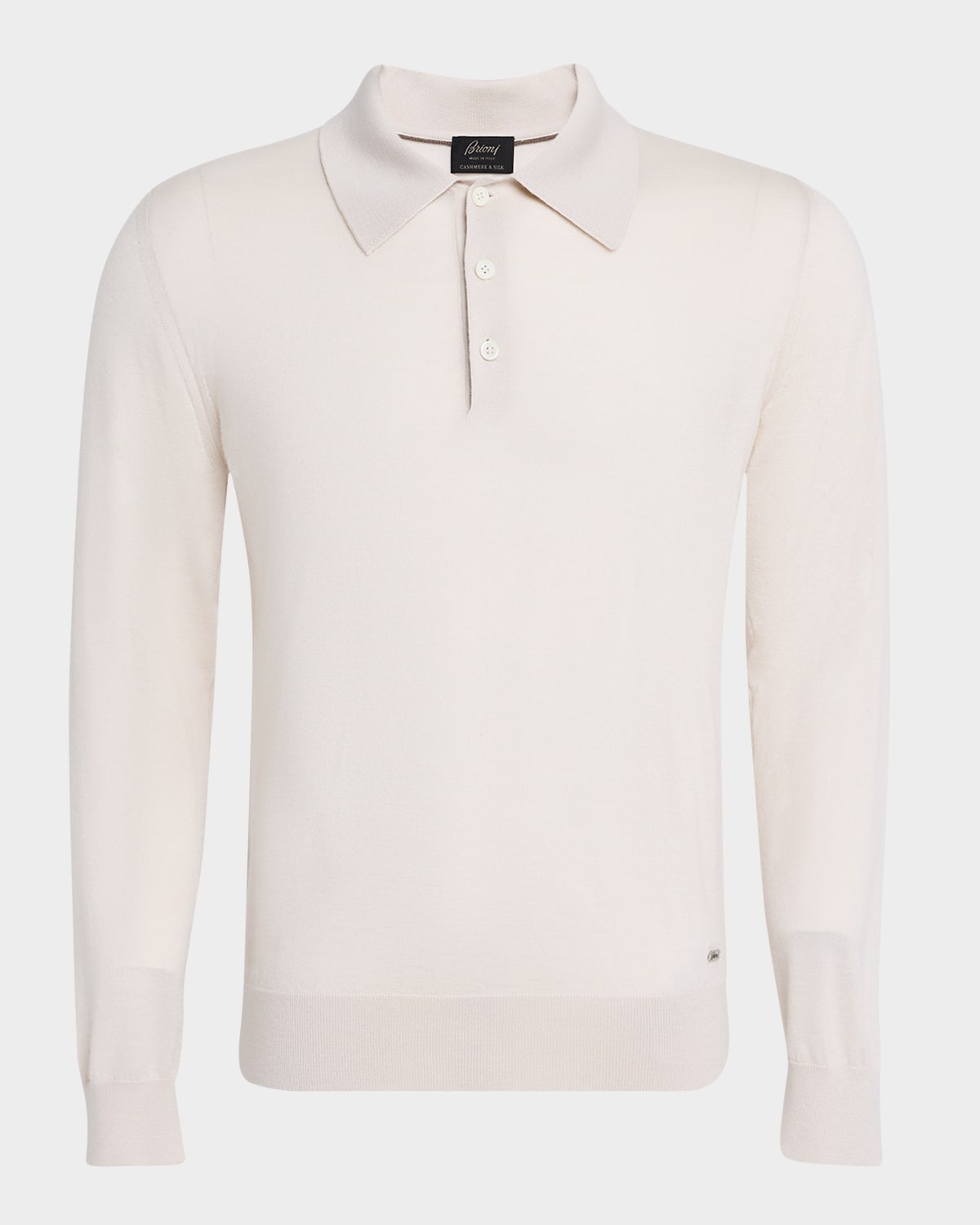 Men's Cashmere-Silk Polo Shirt - 1