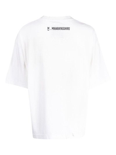 Maison MIHARAYASUHIRO logo-embroidered cotton T-shirt outlook