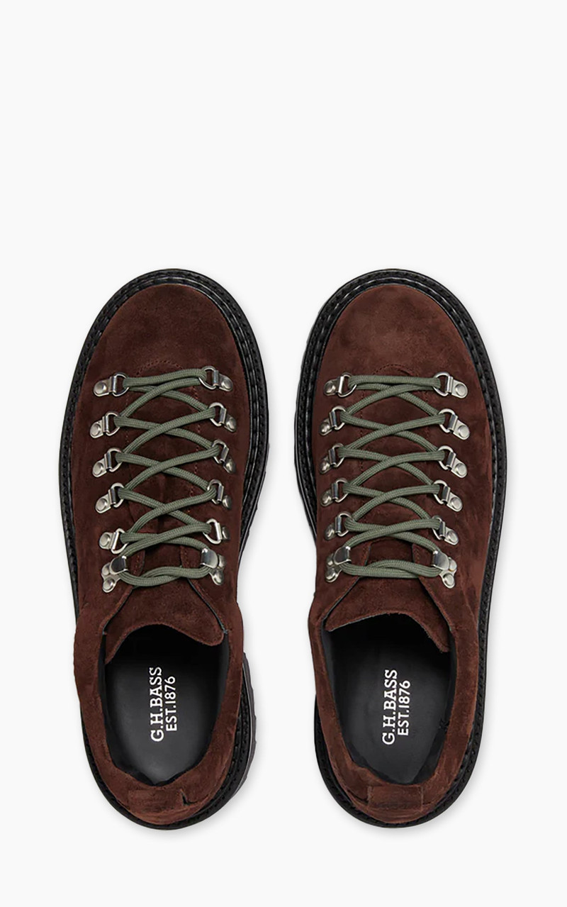 G.H. BASS MASON HIKER LO SUEDE CHOCOLATE SUEDE 3
