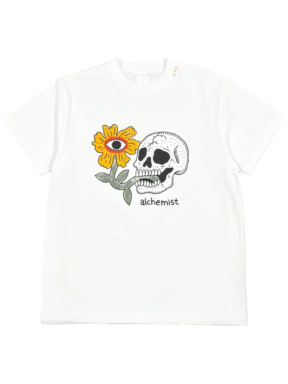 Floral Skull T-shirt - 1