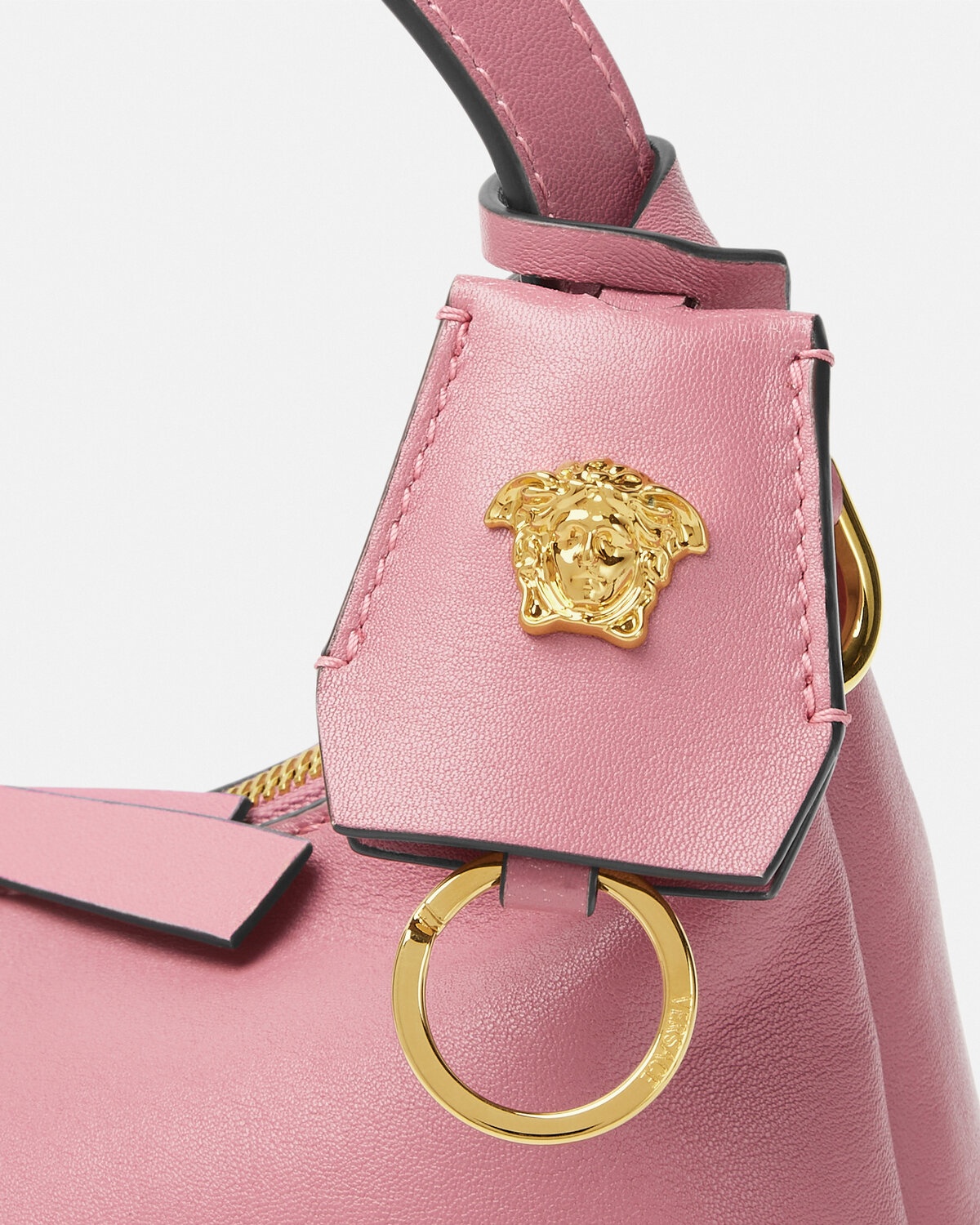 Versace Tag Hobo Handbag - 5