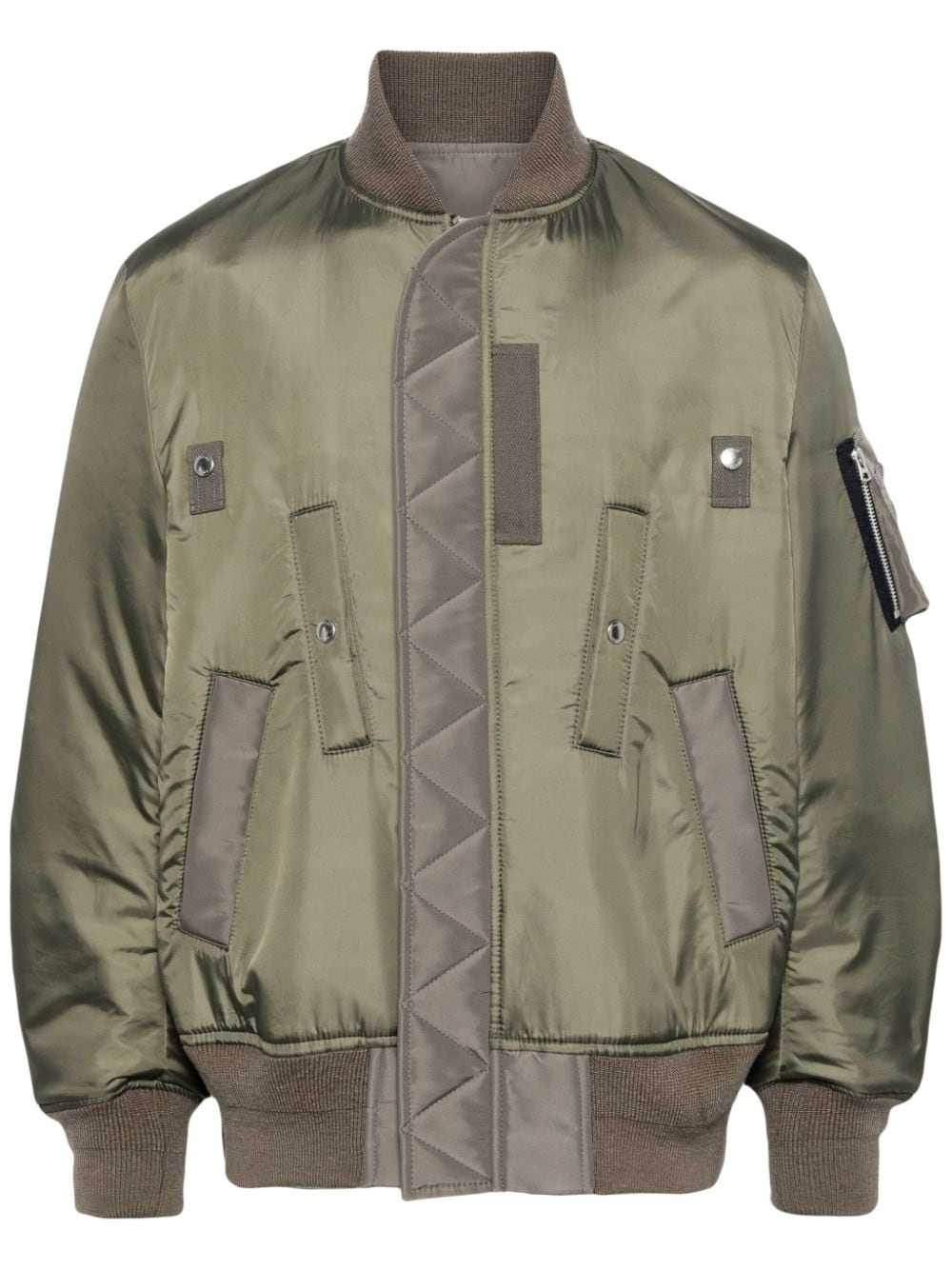 sacai zip-up bomber jacket | REVERSIBLE