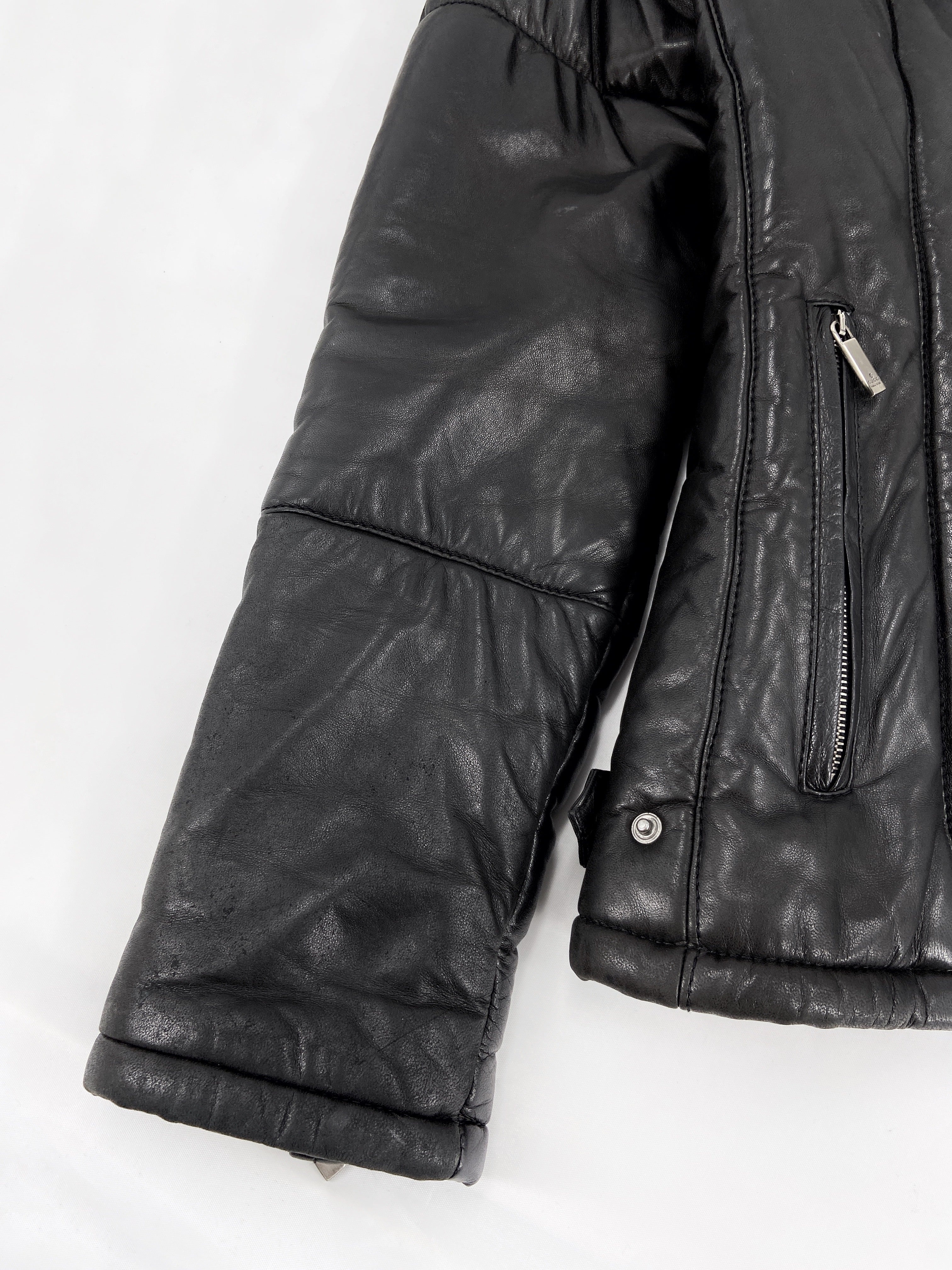 Gucci Fall 1998 Tom Ford Lambskin Leather Quilted Down Puffer Jacket 40 - 19