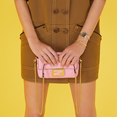 FENDI Pink nappa leather bag outlook