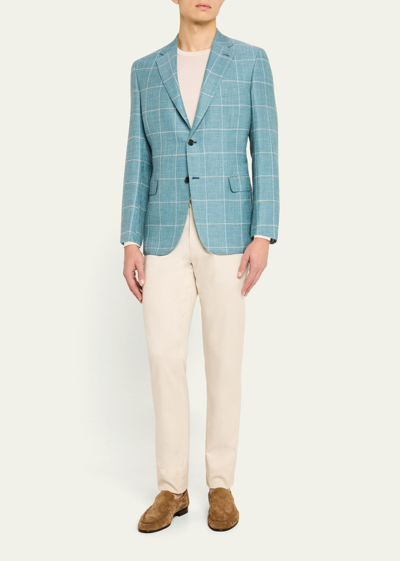 Brioni Men's Windowpane Sport Coat outlook