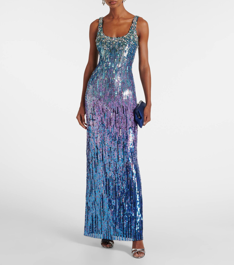 JENNY PACKHAM Rosalie embellished gown outlook