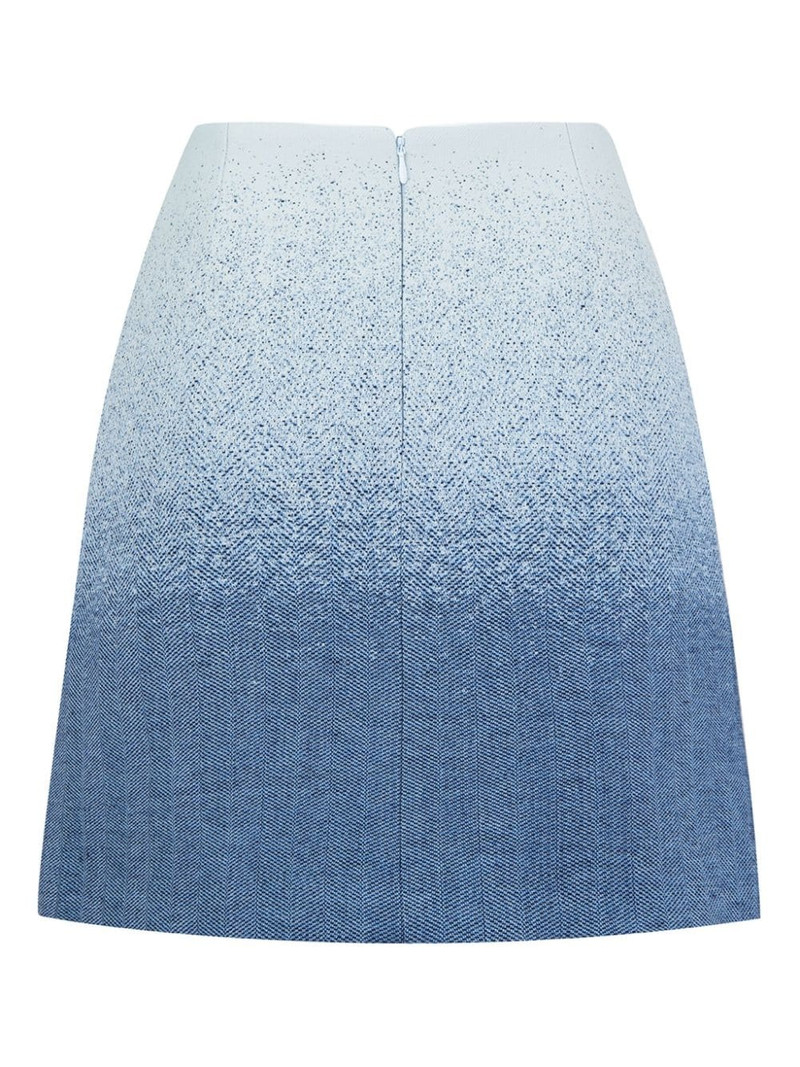 gradient-effect A-line skirt 5