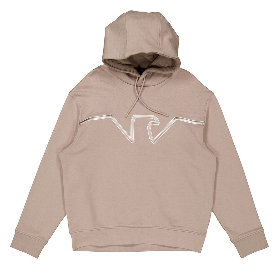 Emporio Armani Incense Eagle Logo Jersey Hoodie - 5