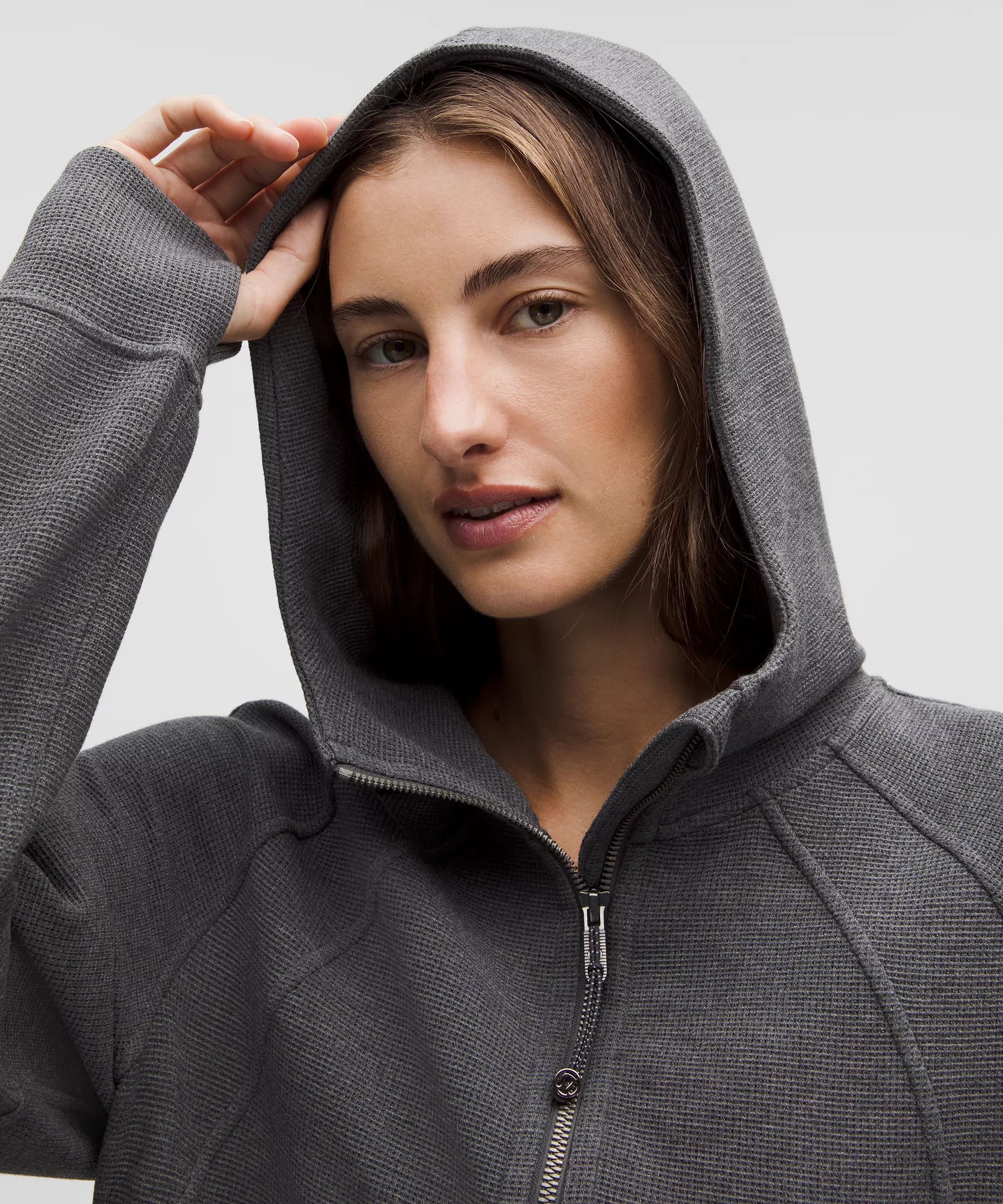 Scuba Oversized Full-Zip Hoodie *Waffle - 2