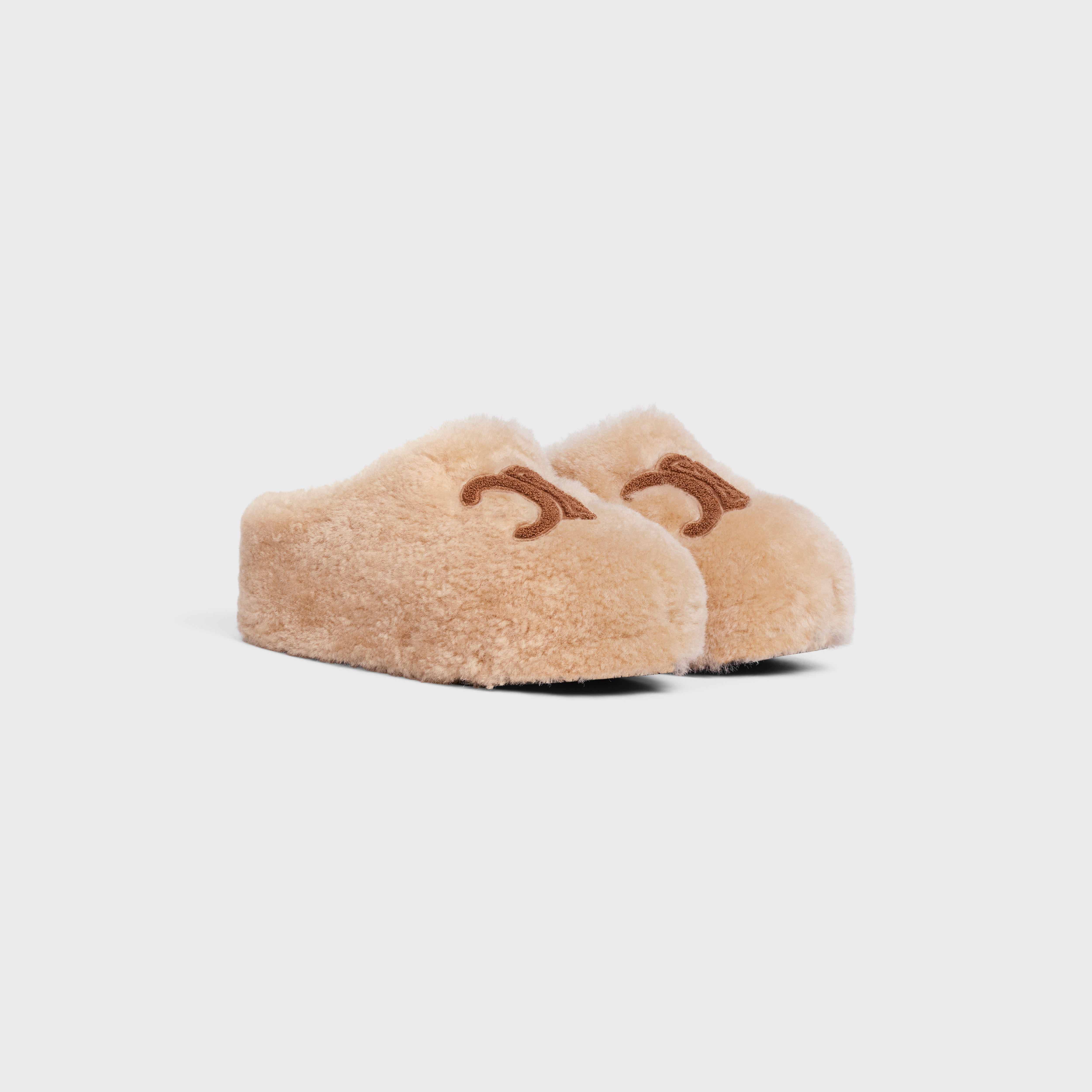 CELINE FUR MULE in SHEARLING - 2