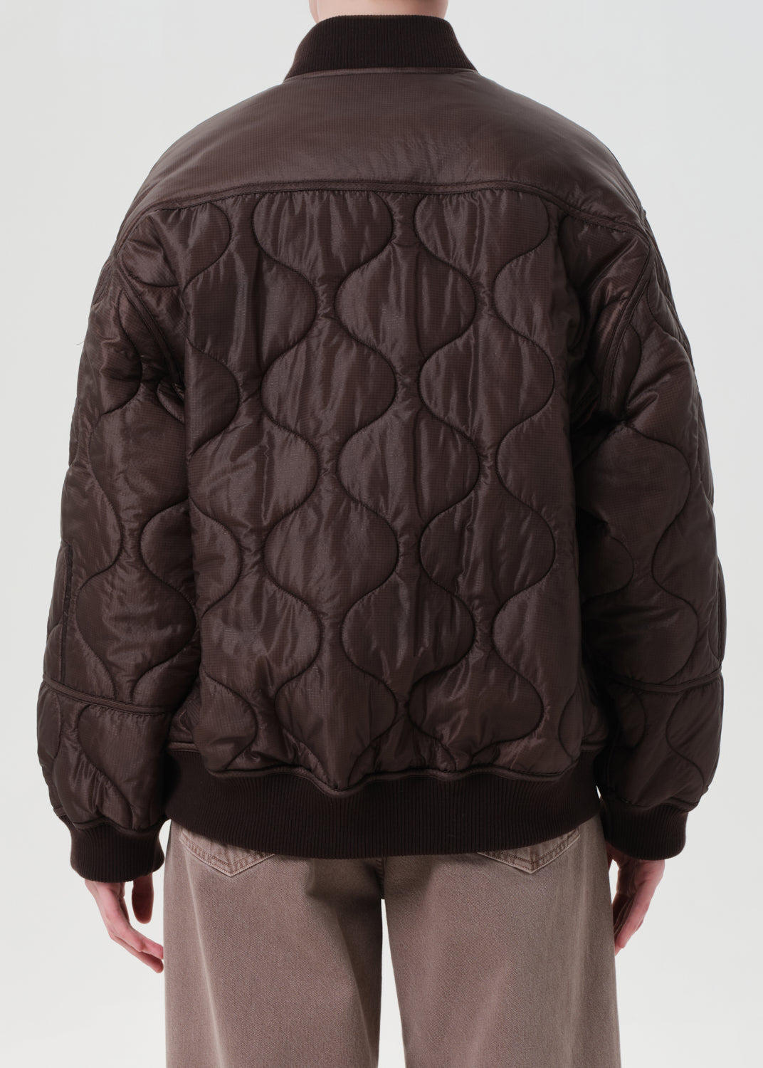 ISLA QUILTED JACKET IN BOURBON - 4