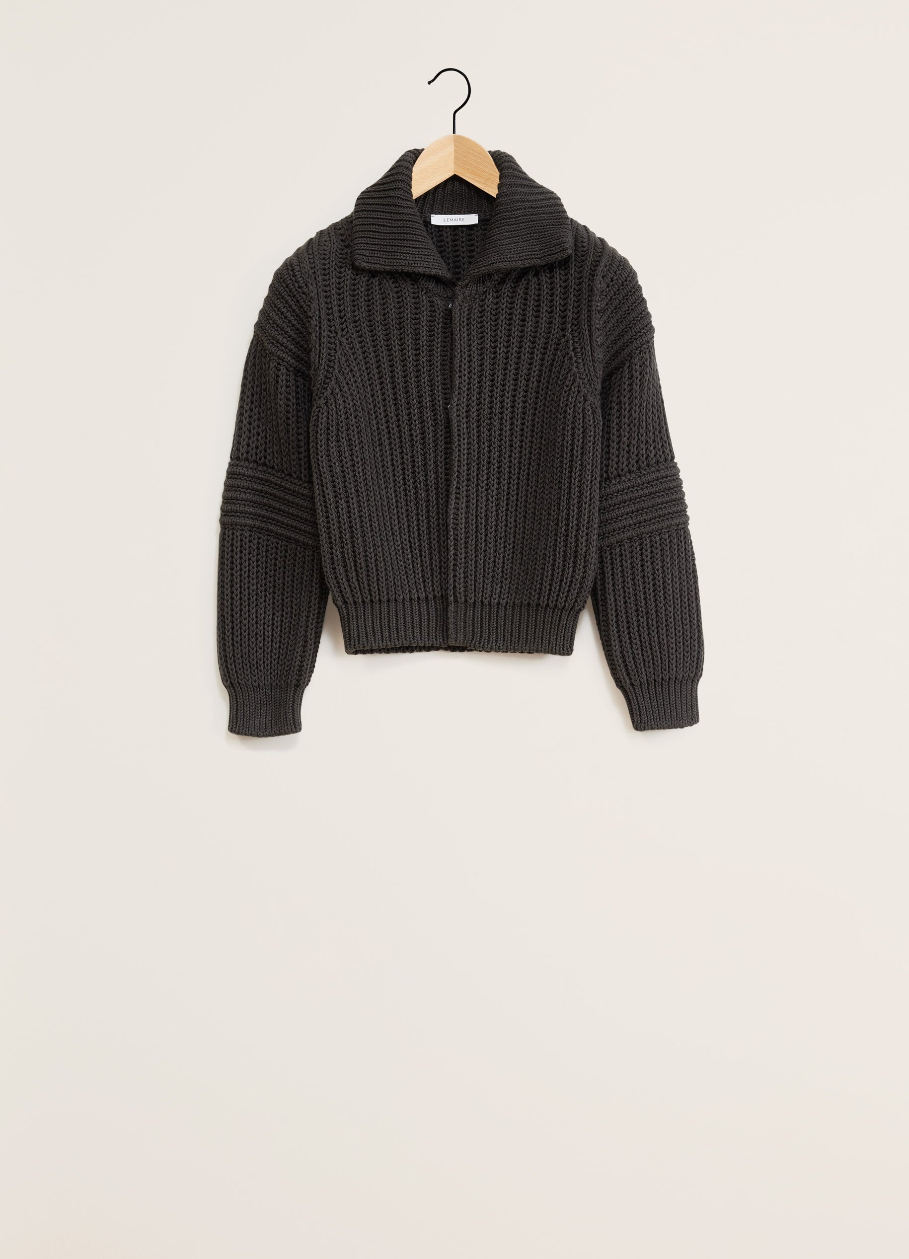 CHUNKY CARDIGAN WITH SNAPS - 1