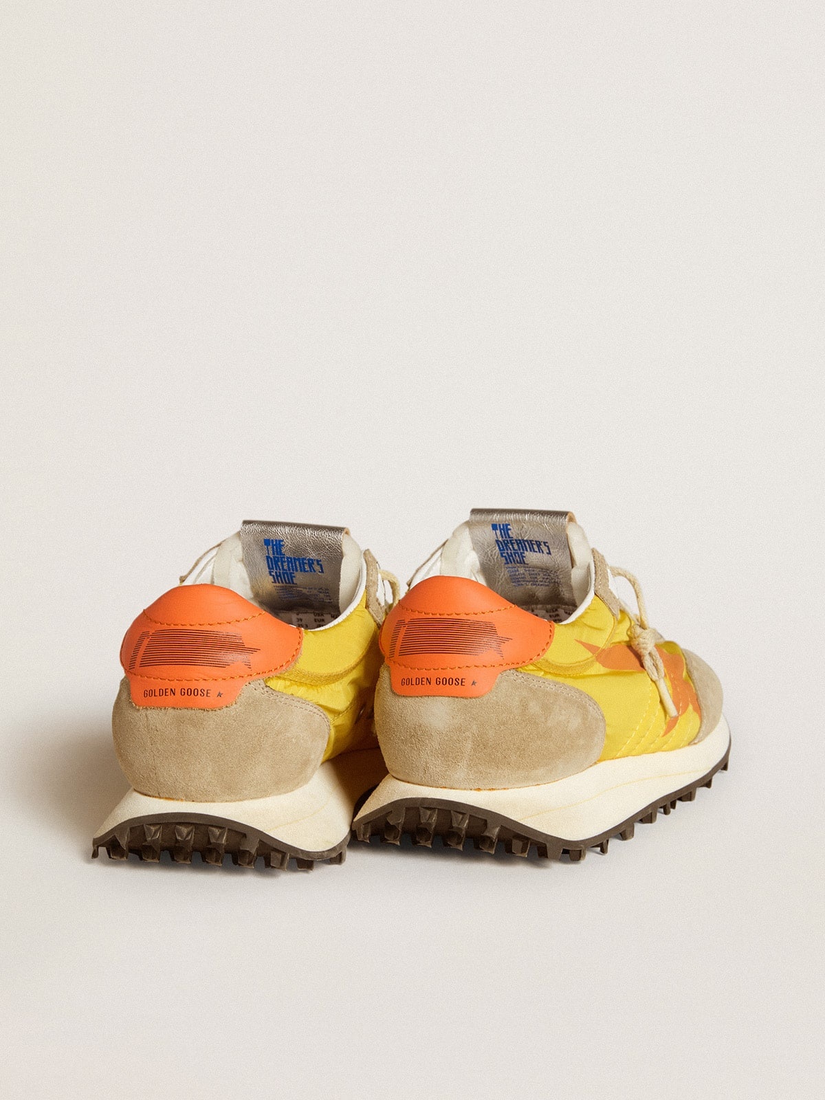 Women’s Marathon with yellow nylon upper and orange star - 5