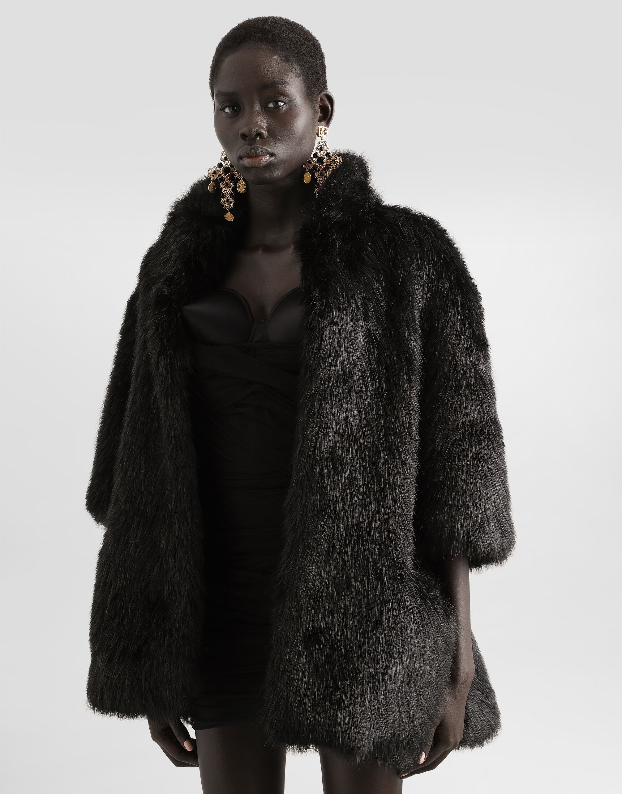 Faux fur jacket - 4