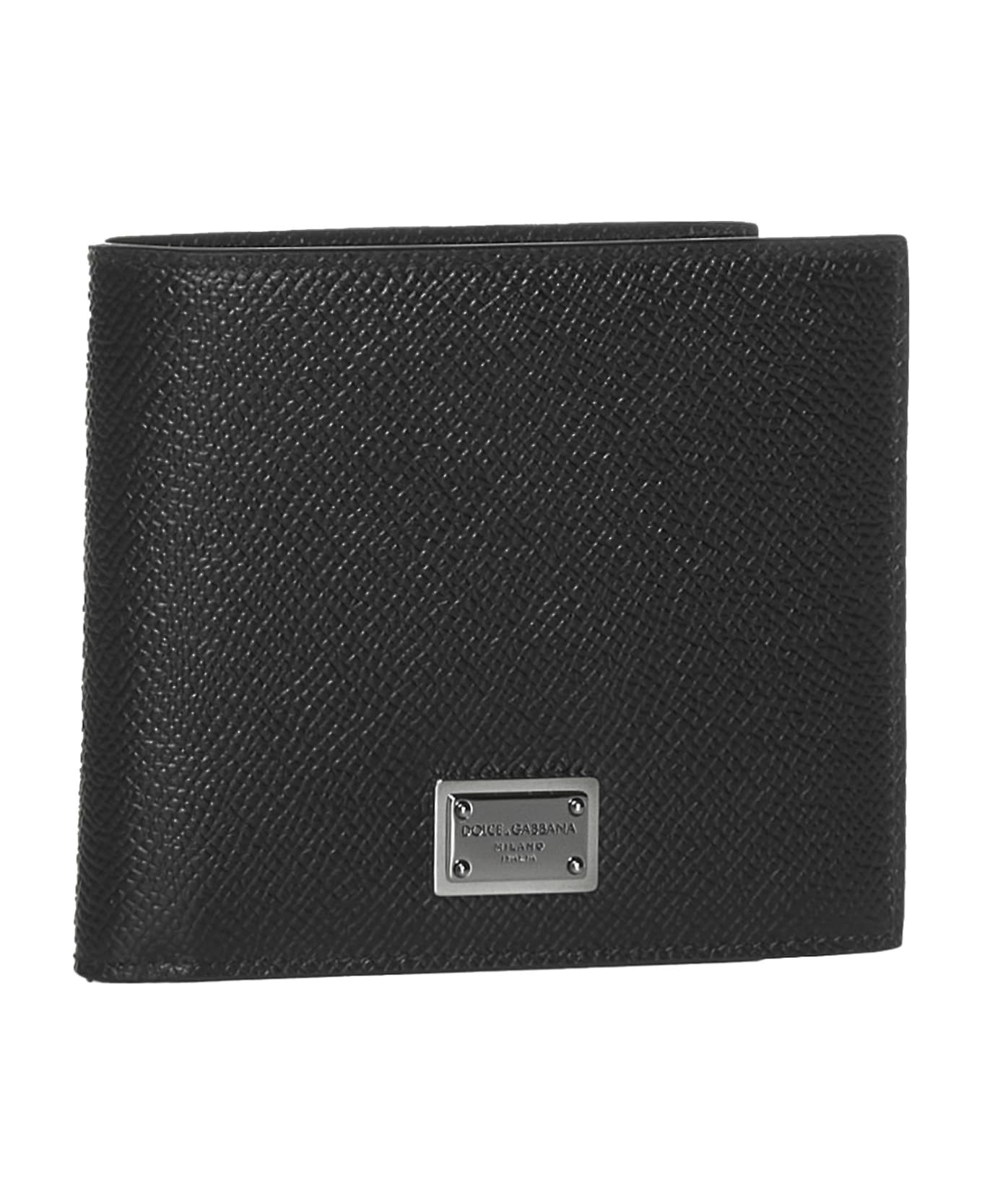 Black Leather Wallet - 2