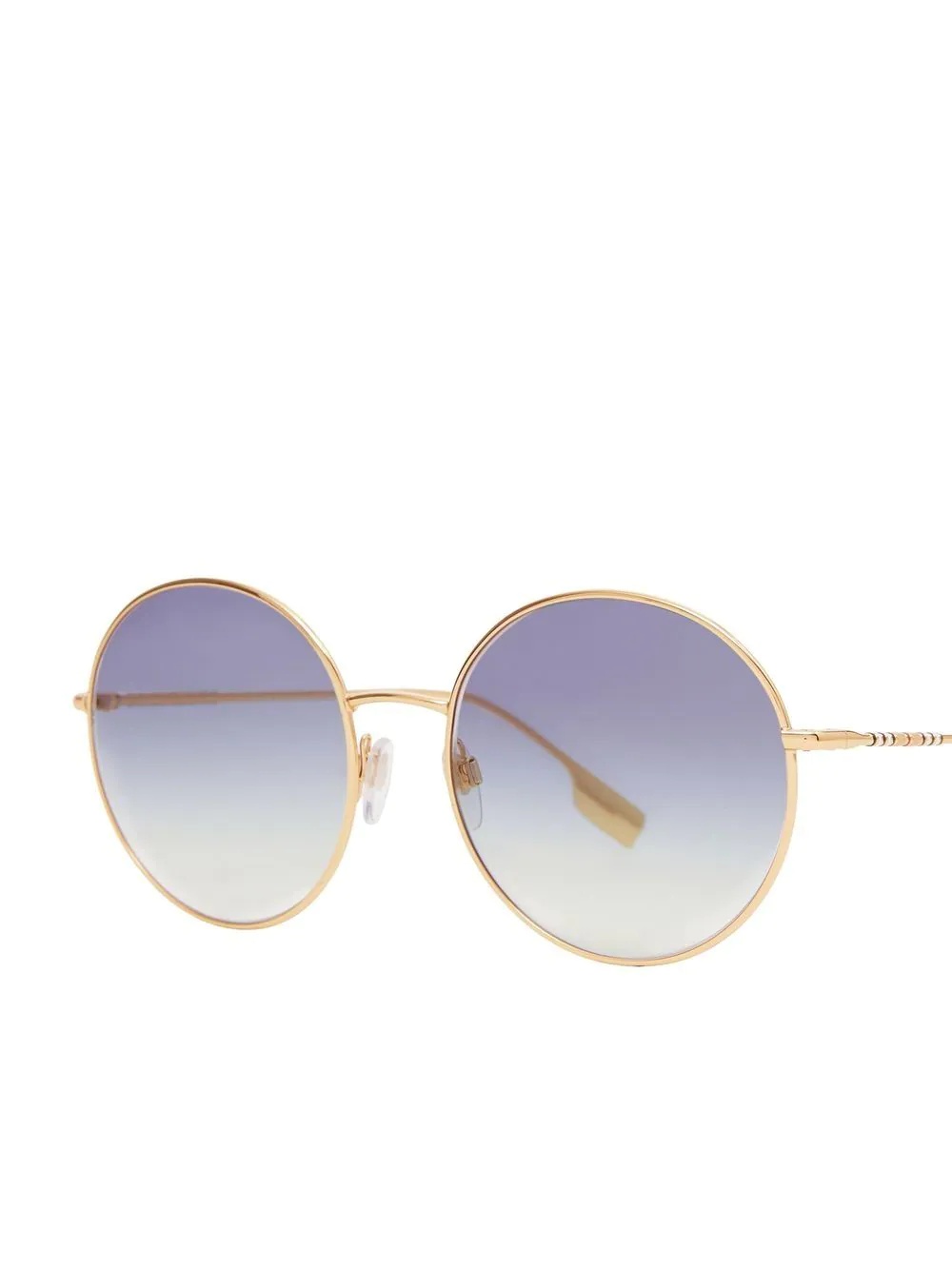 Icon-stripe round-frame sunglasses - 3