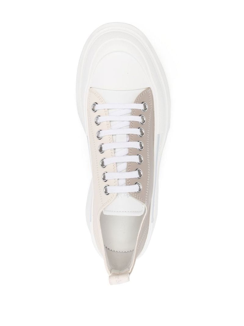 Tread slick lace-up sneakers - 4