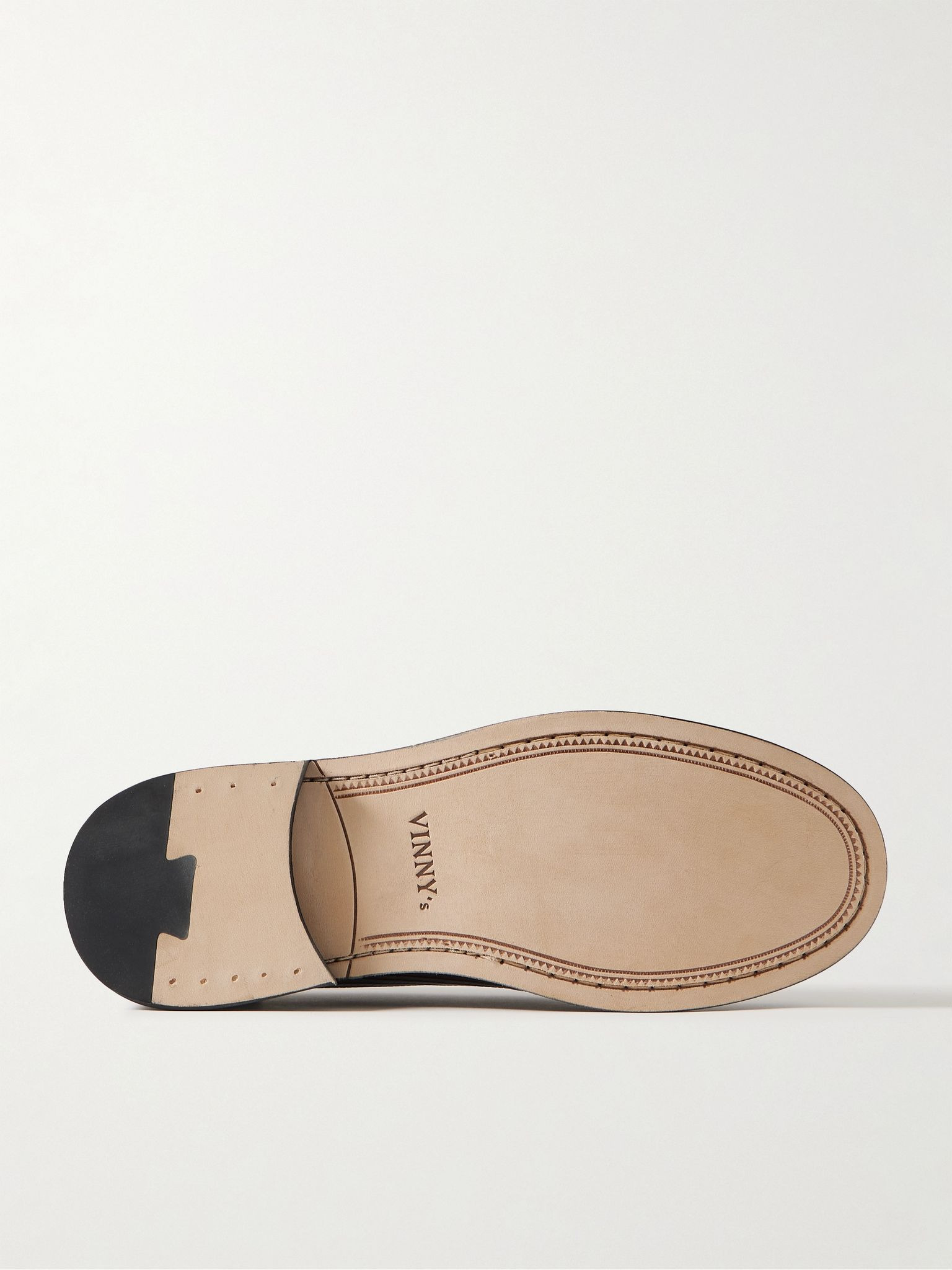 Yardee Lizard-Effect Leather Penny Loafers Brown - 3