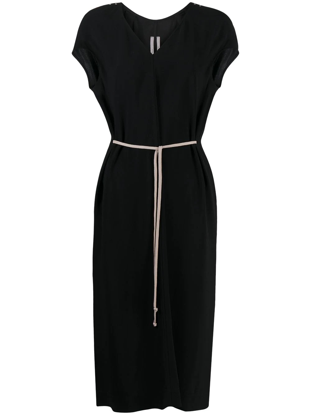 belted midi dress - 1