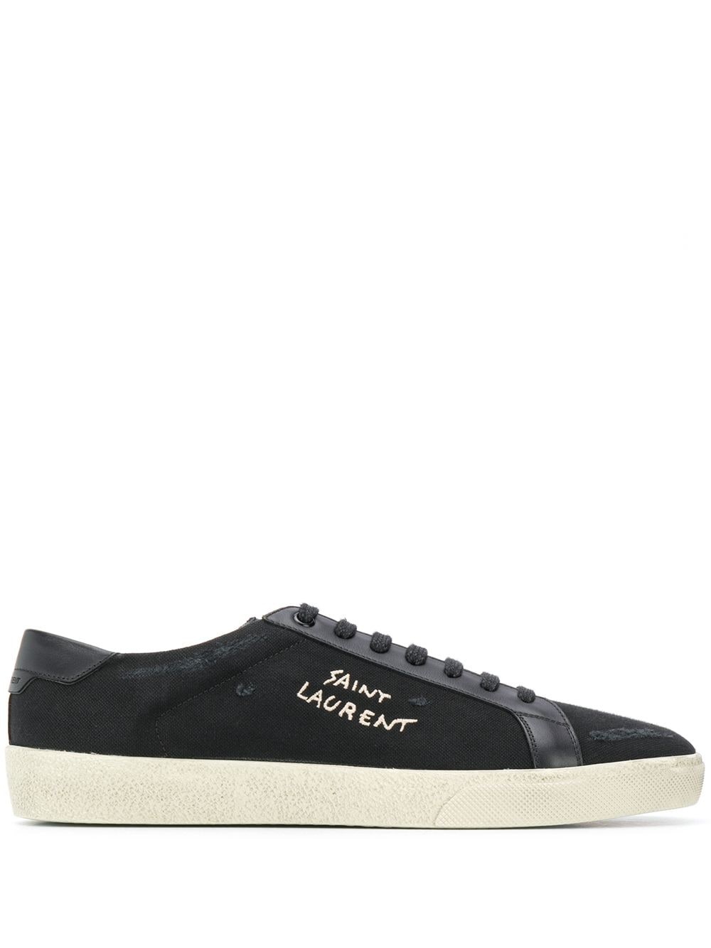 logo-print low-top sneakers - 1