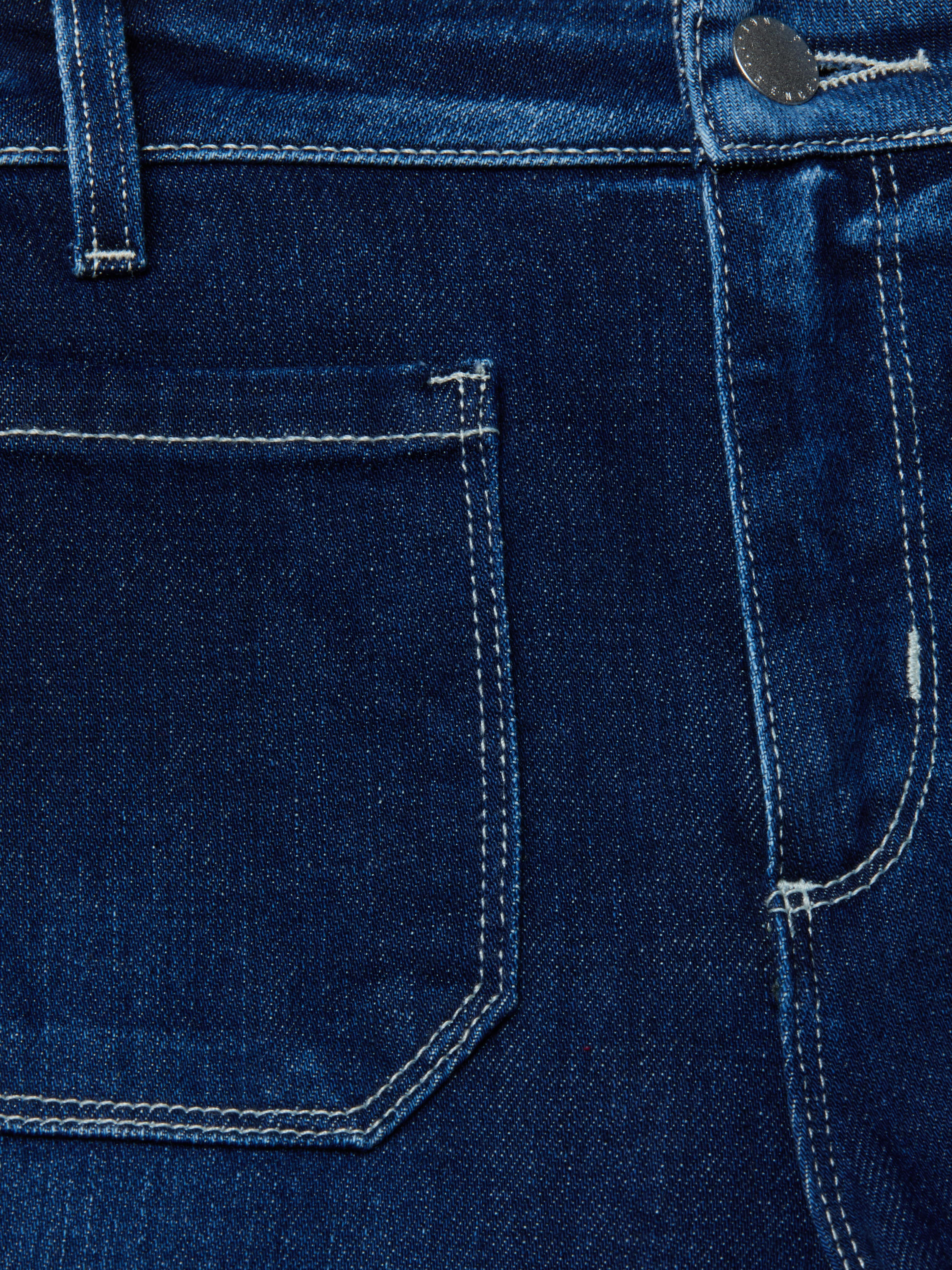 Noya Cropped Slim Flare Jean - 7