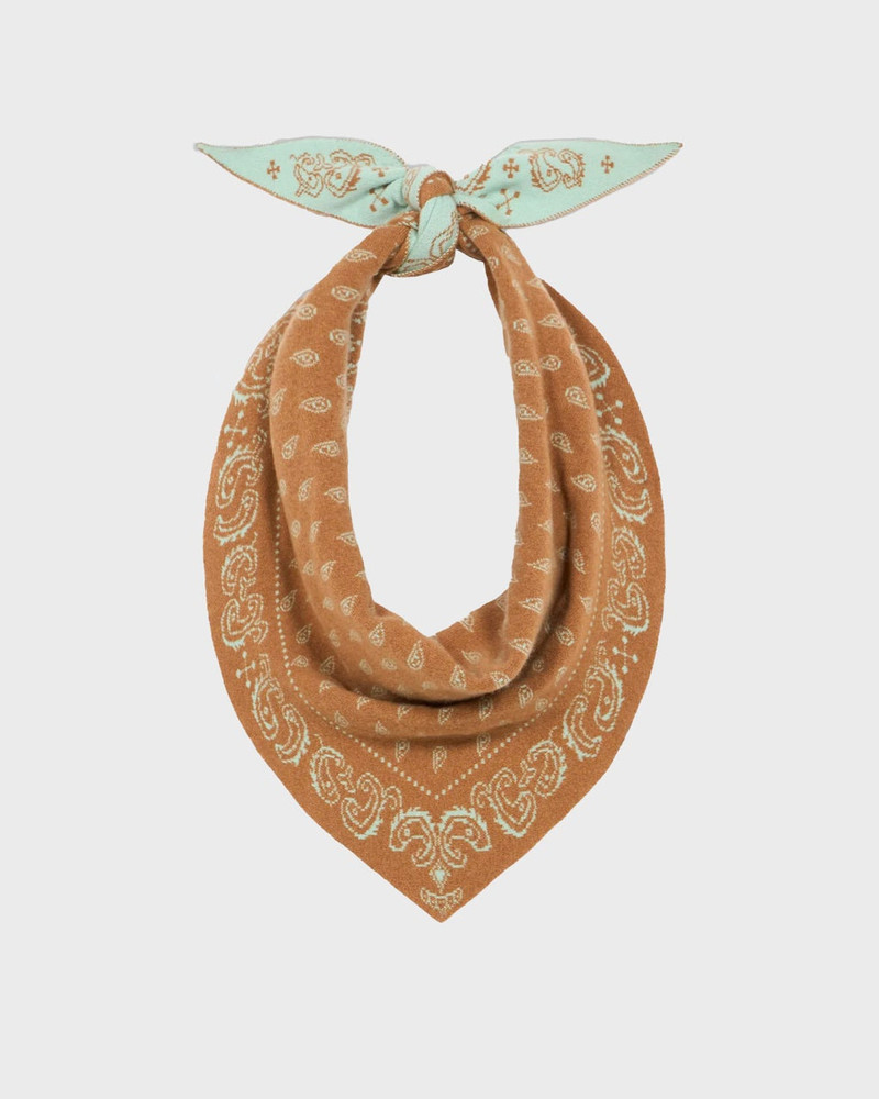 Cashmere Scarf The Wild Rag Beige/blå ONESIZE 1