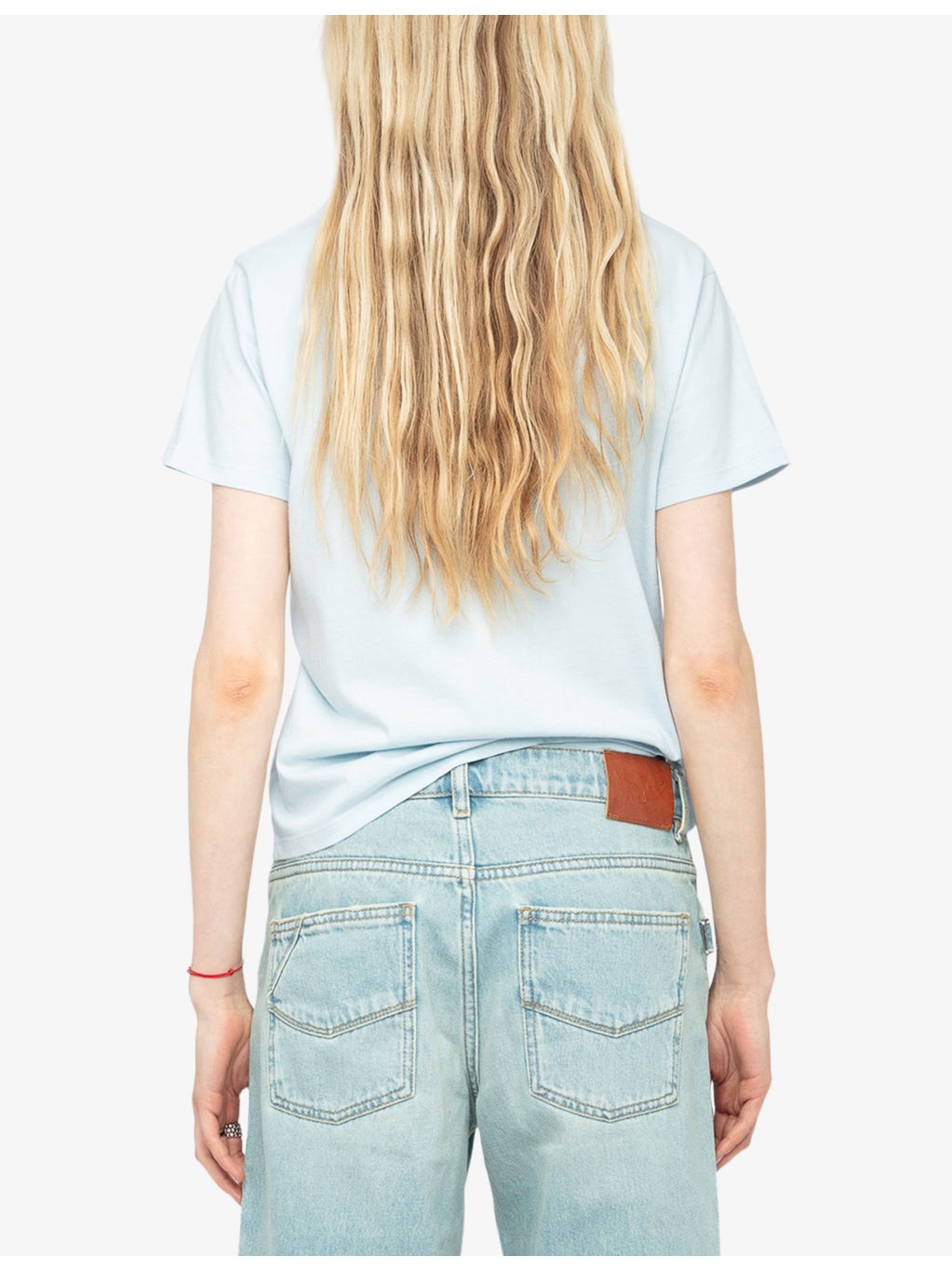 Alys Fishnet-Embroidered Short-Sleeve Cotton T-Shirt - 4