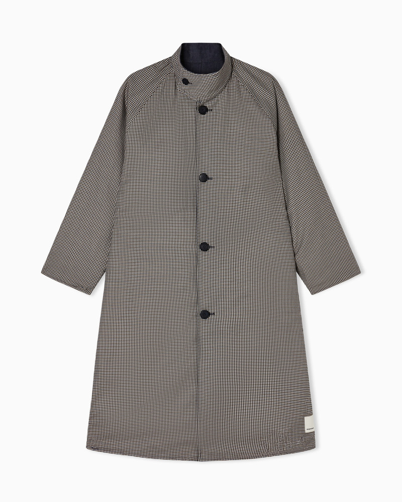 EMPORIO ARMANI LIGHTWEIGHT COTTON DENIM COAT outlook