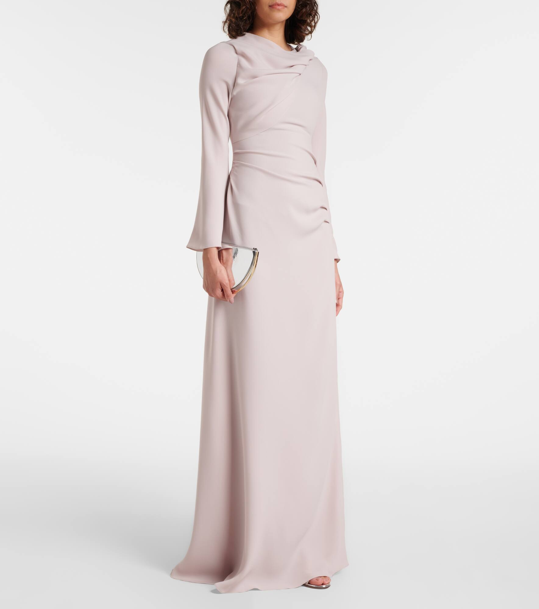 Draped silk gown - 2