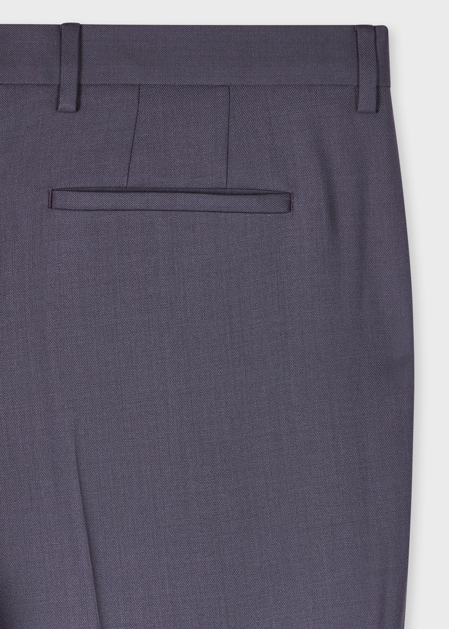 Slim-Fit Slate Grey Wool 'A Suit To Travel In' Trousers - 2