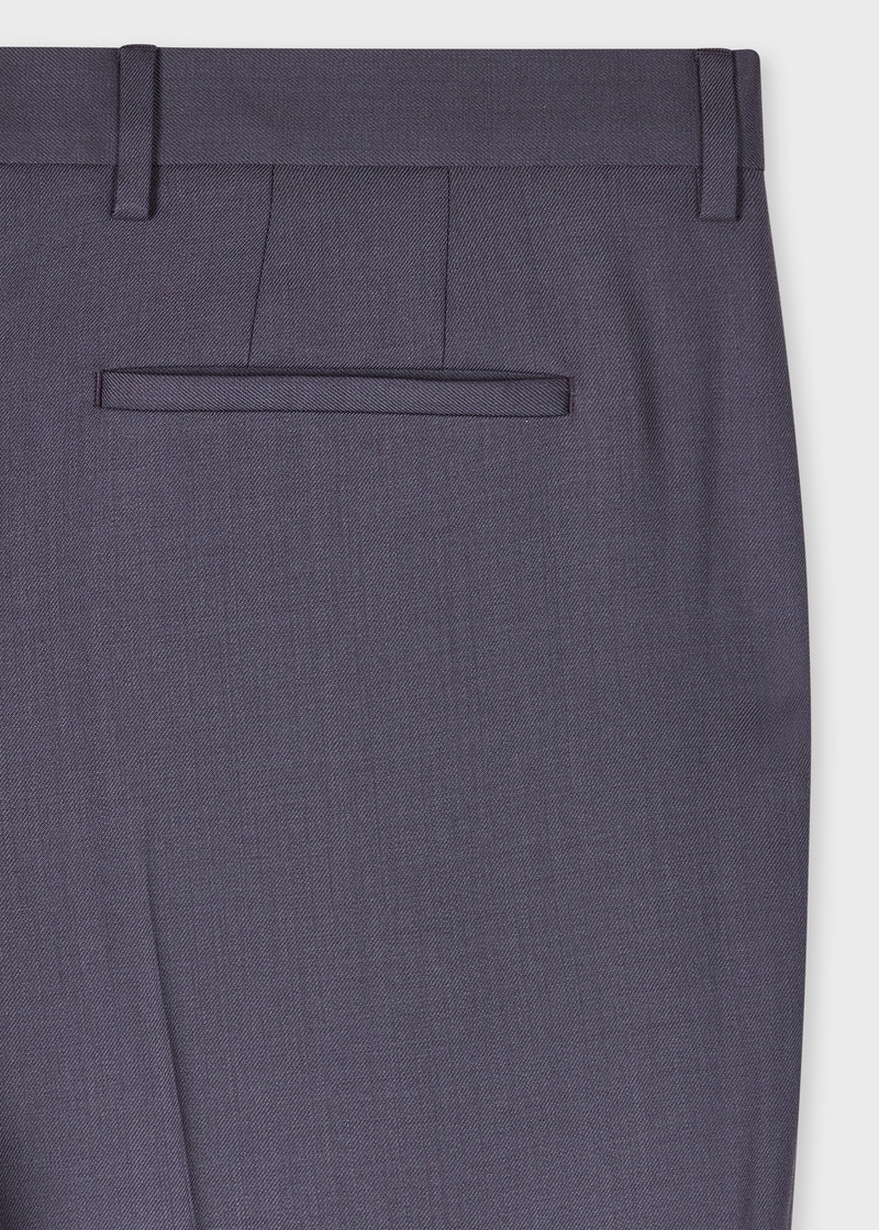 Paul Smith Slim-Fit Slate Grey Wool 'A Suit To Travel In' Trousers outlook