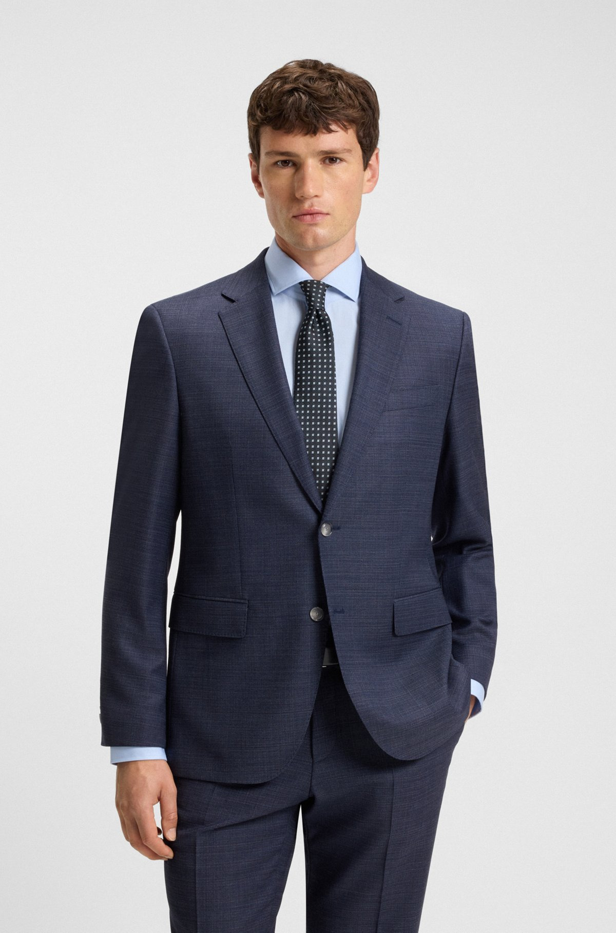 PATTERNED TIE IN PURE SILK JACQUARD - 2