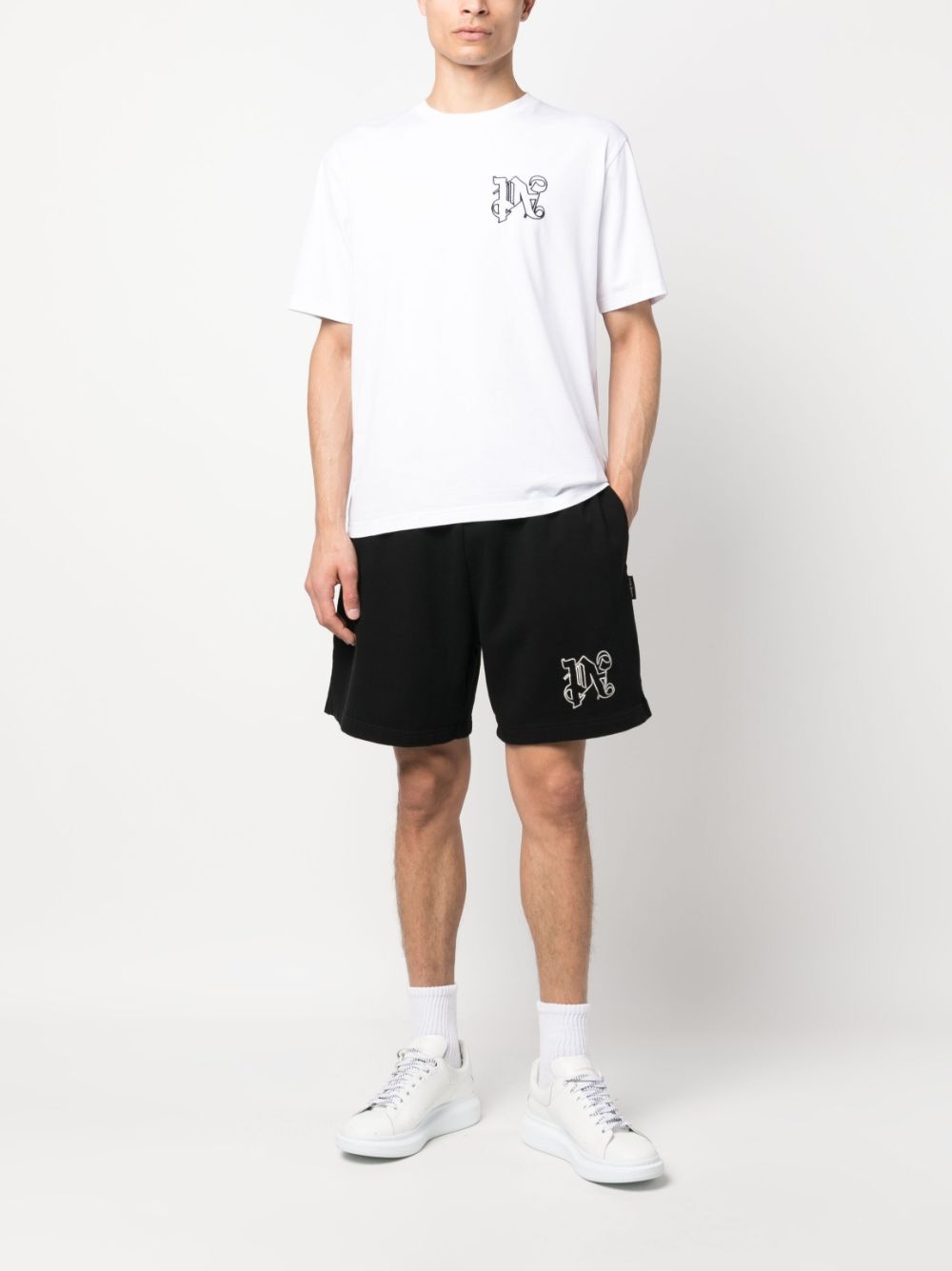 monogram cotton T-shirt - 2