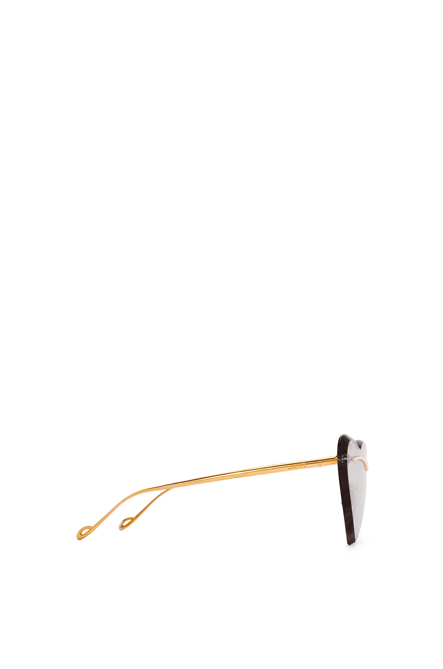 Heart sunglasses in metal - 4