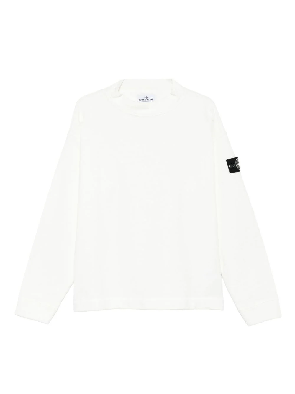 Stone Island Men Logo Cotton Crewneck Sweatshirt - 1
