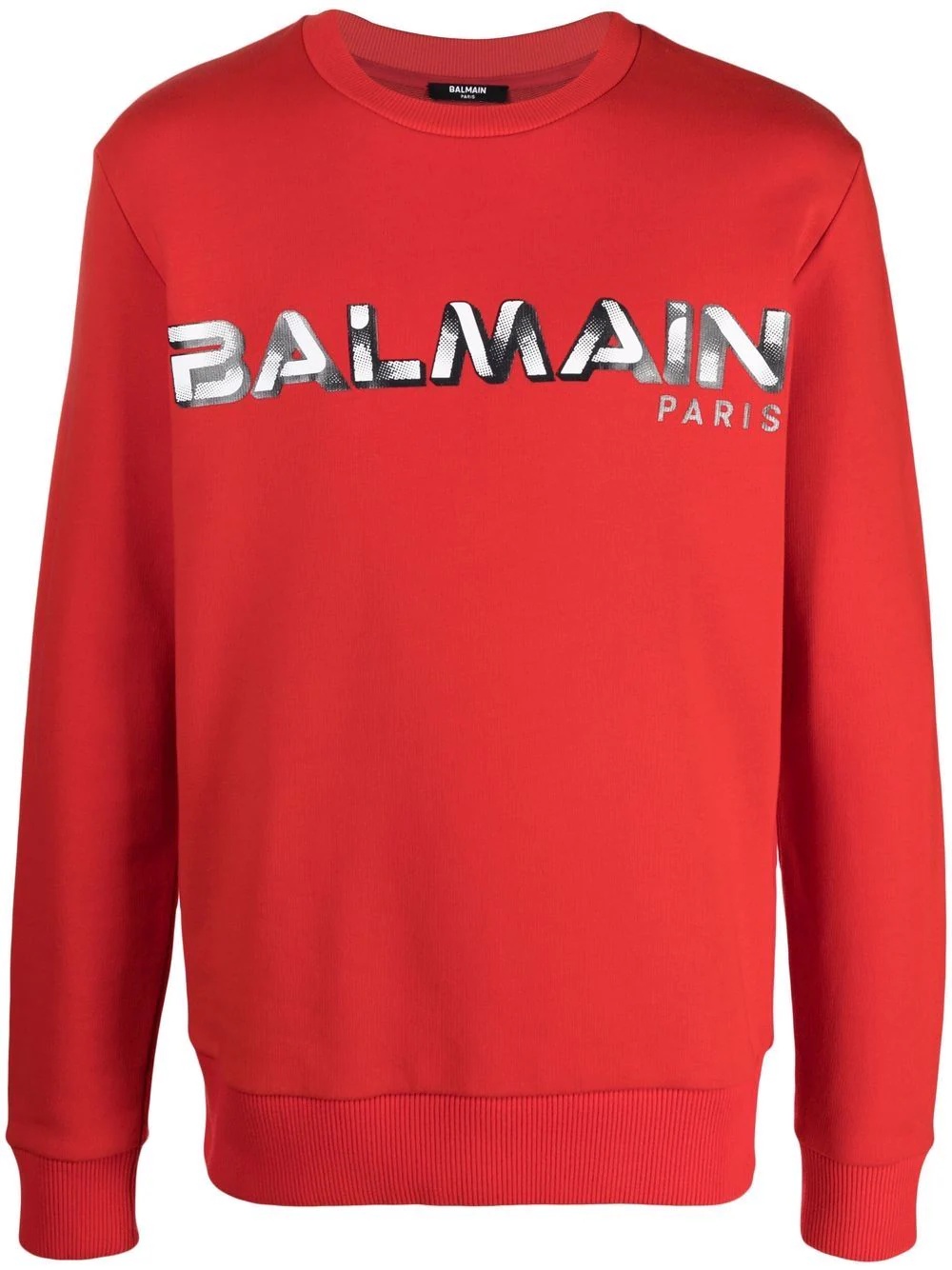 logo print sweatshirt - 1