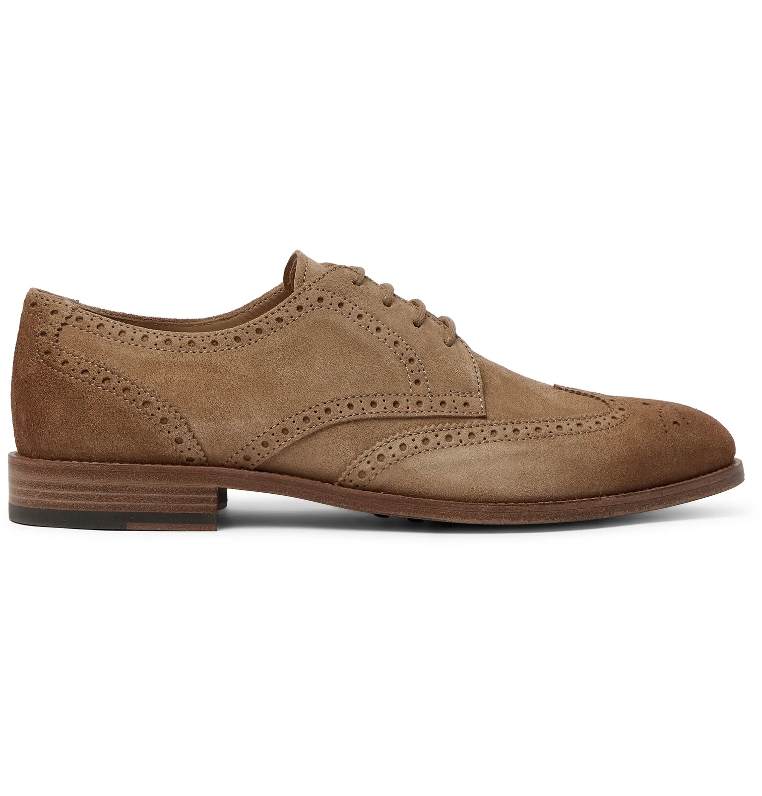 Gommino Burnished-Suede Brogues - 1