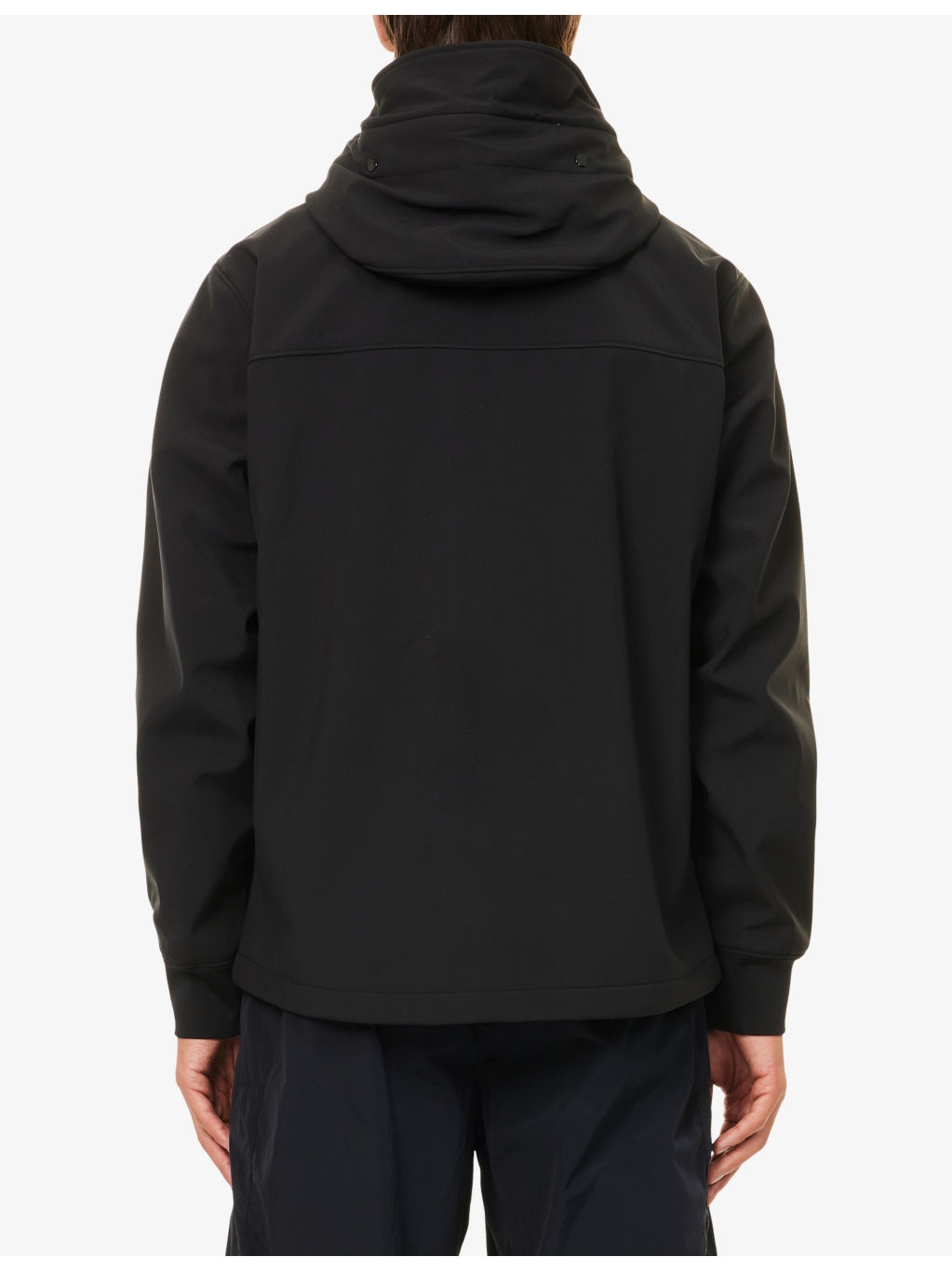 Goggle-Hood Long-Sleeve Stretch-Woven Jacket - 4
