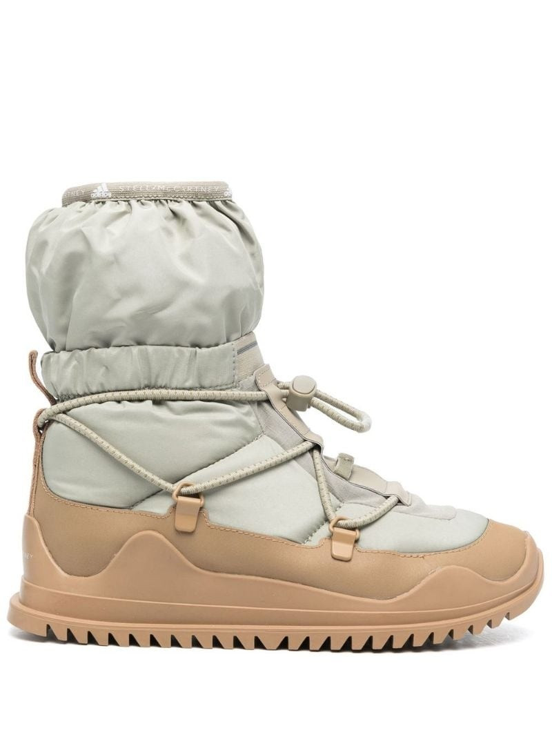 lace-up high-top sneakers - 1