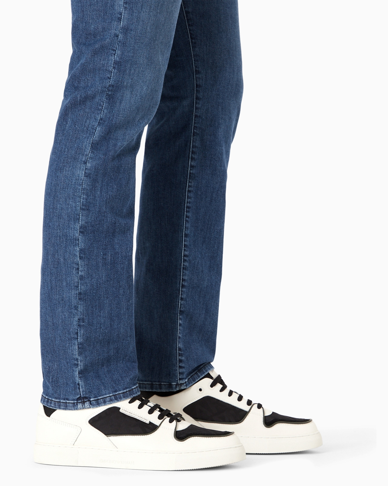 J45 Regular-fit, worn-wash 8 oz denim jeans - 6