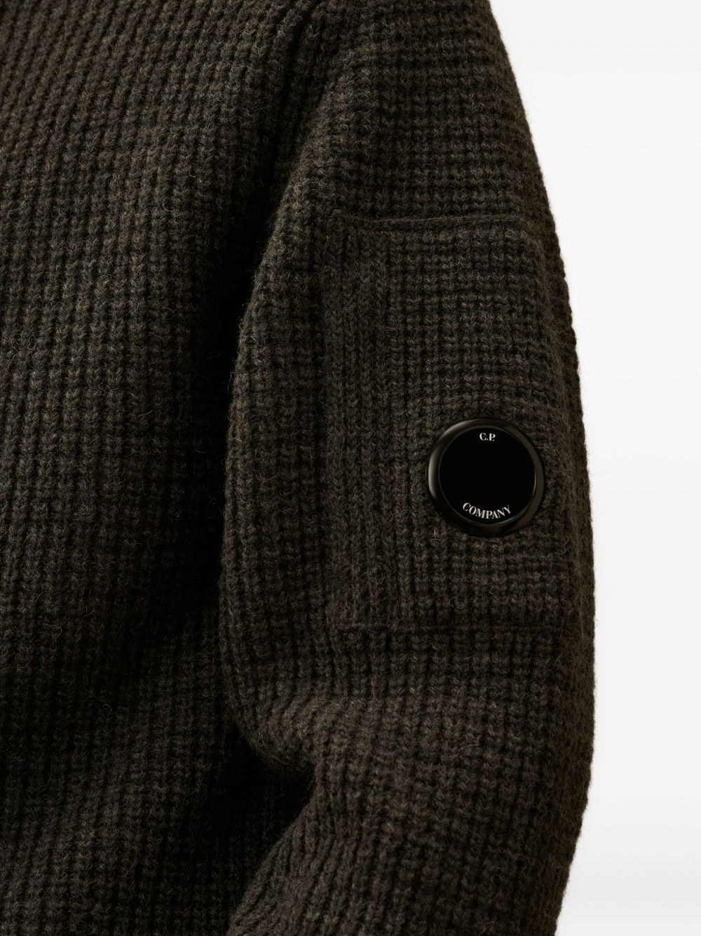 high-neck zip-up cardigan - 5