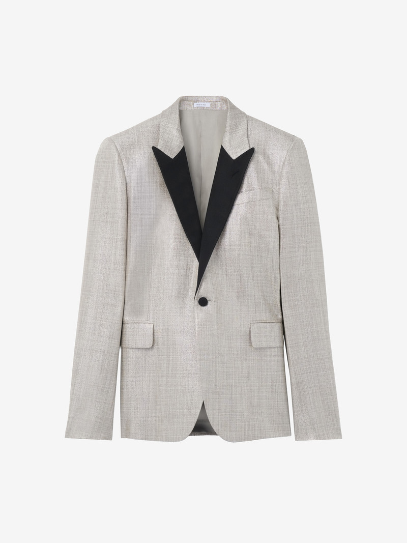 Metallic Single-breasted Jacket 1