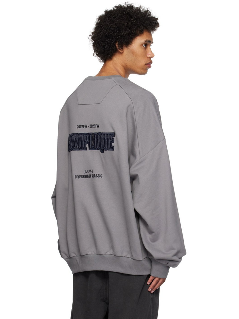 Gray 'Compliqué' Sweatshirt 3