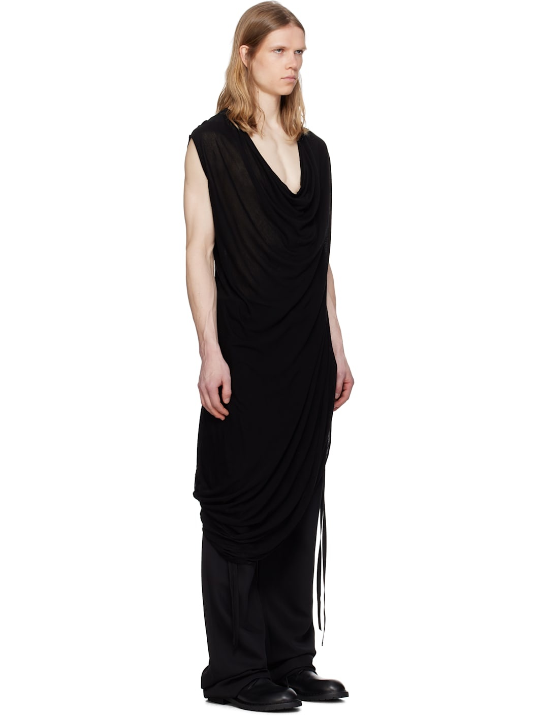 Black Drape Top - 2