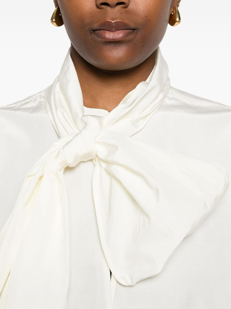 pussy bow-collar blouse 5